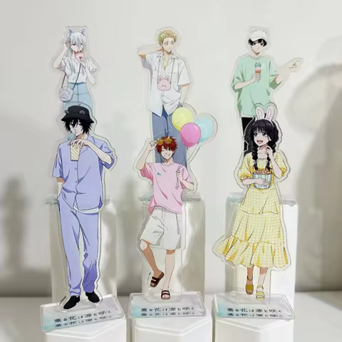 Anime The Fragrant Flower Blooms with Dignity Acrylic Stand Figures Rintaro Tsumugi Kaoruko Waguri C