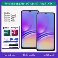 Original For Samsung Galaxy A23 4G A23 5G A02 A02S LCD Display Touch Screen With Frame