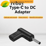 REBUY PD Cable Adapter Elbow Stable Power Supply For Router Type-C Female to DC Male Inducing Adapte