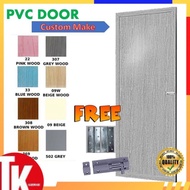[MELAKA ONLY] PVC Door PVC Toilet Door Bathroom Door Pintu Plastik  30x72” READY STOCK Custom Made
