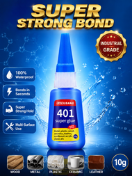 Super Glue 401 Instant Adhesive Fast Dry Strong Bond for Metal Plastic Wood Ceramic Shoe Repair,gam 