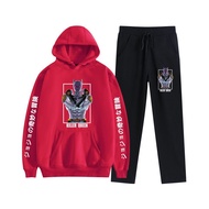 [ในสต็อก] JoJo S Bizarre Adventure การ์ตูนผู้ชายผู้หญิง Hoodie เสื้อกันหนาวกางเกงชุดอะนิเมะพิมพ์นักเ