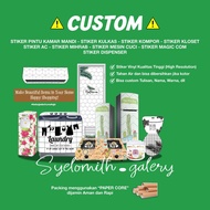 CUSTOM STIKER MOTIFF ATAU CUSTOM UKURAN