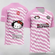 Lol Dota2 Esports Fnatic Player T-shirt Team Customized Adult Hello kitty pattern 3D printing Clothe