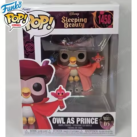 Funko Pop Disney Set Sleeping Beauty 65th Anniversary #1457 #1458 #1455 Prince Phillip Owl Maleficen