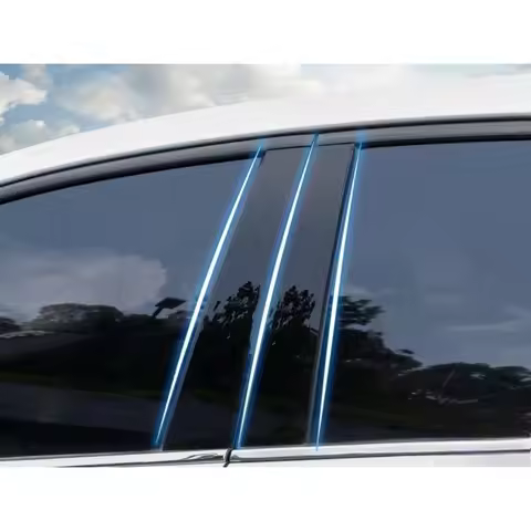 For Audi Q2L Q3 Q5L Q7 A3 A4L A6L S3 S4 Chrome Window Trim Pillar Molding Car Accessories Exterior D