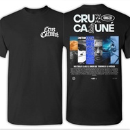 Summer Big Size T-Shirt Cruz Cafune Me Muevo Con Dies Women's Album Cotton Tee Men's Y2K Classic