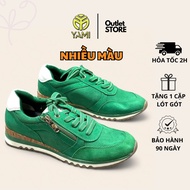 Women's Sports Shoes, High Quality Women's Sports Sneakers Lace-up Zip Lock Wedge Sole, YAMI MT020 G