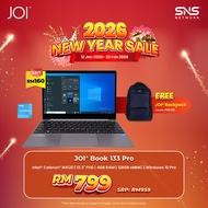 JOI Book 133 Pro Notebook (Celeron N4120,4GB,128GB eMMC,13.3''FHD,W10,GRY)