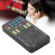 I9 Voice Changer Set Multifunction Portable Recording Mini Sound Card For Game Anchor Recording Comp