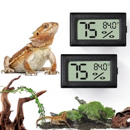 Palksky Bearded Dragon Tank Accessories, 2PCS Reptile Terrarium Thermometer and Humidity Gauge for J
