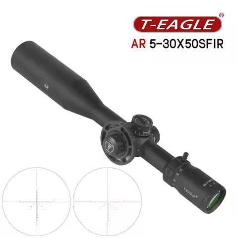 T-EAGLE AR5-30x50IR Sight Etched Glass Illuminated Tactical Riflescope Hunting Optics Airgun Fit .33