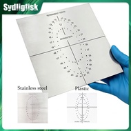 1Pc Dental Stainless Steel/Plastic Rubber Dam Punch Hole Board Barrier Positioning Template Endodont