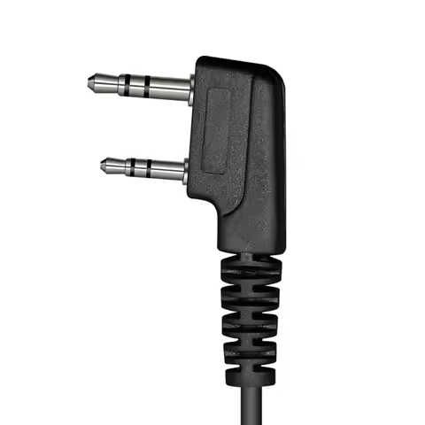 2 Pin Ear Bar Earpiece Mic PTT Headset for Kenwood Baofeng Radio UV-5R 777 888s WOUXUN HYT PUXING C2
