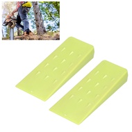 2 Pcs Chainsaw Wedges 8 Inch Green Felling Cutting Log Splitter