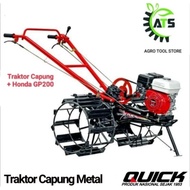 Traktor sawah Quick Capung + Honda Gp 200