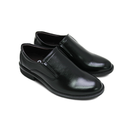 MANWOOD รองเท้าคัชชู หนังแท้ รุ่น DE6702-51 สีดำ