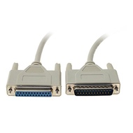 Straight Through DB25 M to DB-25 F Parallel Cable
