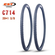 Cst bicycle tires 20 inch bicycle parts c714 451 20*1 3/8 bmx small wheel diameter folding tire 1PCS