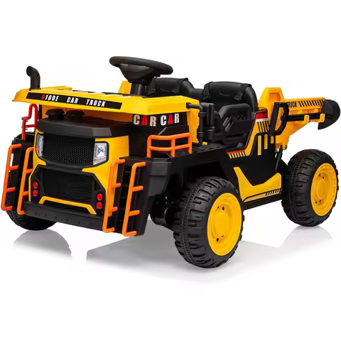 Ride on Dump Truck with Dump Bed 24v Ride on Construction Vehicle with Remote Control Extra Shovel 3