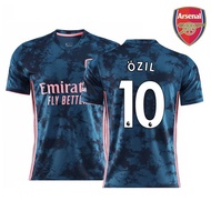 XY XY เสื้อกีฬาแขนสั้น ลายทีมชาติฟุตบอล Arsenal Away Lacazette Ozil Aubameyang พลัสไซซ์ 2020-2021 YX