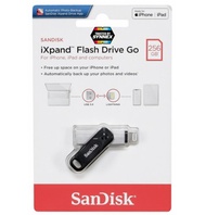 SanDisk iXpand Flash Drive Go 256GB for i Phone and i Pad OTG (SDIX60N-256G-GN6NE) แฟลตไดฟ์ โอนย้ายข