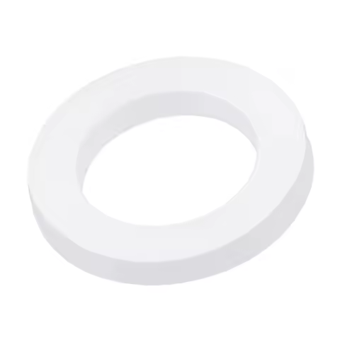 Uxcell 4" DN100 Silicone Rubber Flat Washer Gasket Red - Wrench Type Quick Joint