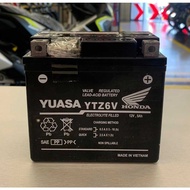 HONDA Merchandise 100% Original YUASA YTZ6V BATTERY