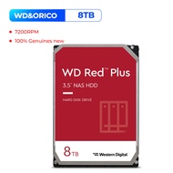 ORICO 2.5/3.5 inch HDD NAS 20TB Network Attached Storage 1GB DDR4 RAM 1*1GbE  ARM Quad-Core Cortex-A