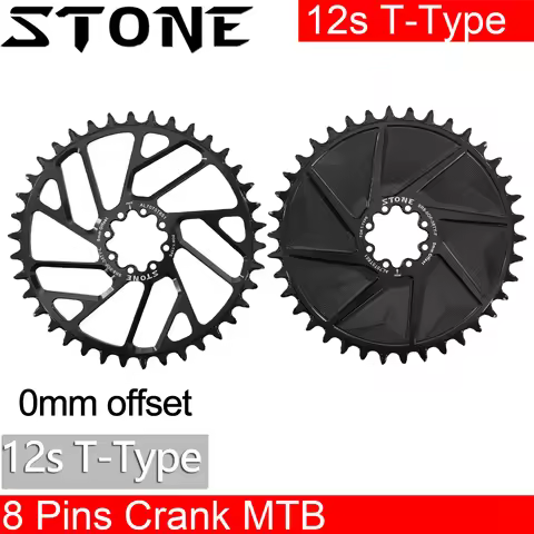 Stone Bike Chainring AXS Flattop T-type Chain 12S 0mm Offset Direct Mount Round for Sram X0 XX SL GX