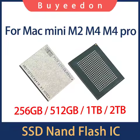 Original SSD Nand Flash IC 512GB 1TB For Mac mini M2 M2 Pro M4 M4 pro Ssd Nand Chip Ic Replace