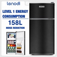 ❄️3 Year warranty❄️2 door Black Fridge 45~158L Large capacity Fridge Refrigerator Household peti ais