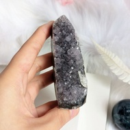 SG CRYSTALS 💖 Uruguay Amethyst Geode with Calcite 💖