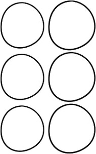 eMagTech 6pcs Water Filter O-Rings 90x3mm 92x3.5mm Nitrile Rubber O-Rings Water Filter Housing O-Rin