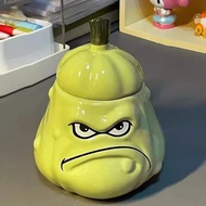 WGFW Water Cup Gourd Mug Strange Strange Creative Not Angry Ceramic Cup Bitter Gourd Funny Cup Gift 