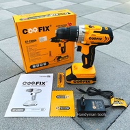 COOFIX สว่าน สว่านไร้สาย สว่านแบตเตอรี่ ขนาด 3 หุน รุ่น CF-CD008 แบตเตอรี่ 20V 1.5Ah แถมดอกไขควง 1 ช