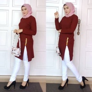 Plus saiz blouse syakira cantik viral ready stock murah