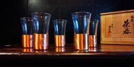 日本製手工捶目銅酒杯威士忌啤酒香檳杯雞尾酒果汁杯茶杯高腳杯咖啡杯