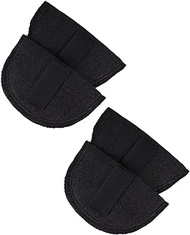 HEALLILY 2 Pairs Shoulder Pads Sponge Sewing Shoulder Pad Soft Shoulder Push up Pads for Women Men Blazer Coat Clothes Black