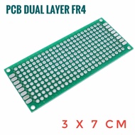 PCB Hole Double Layer Trough Hole 3x7 cm FR4 High Quality