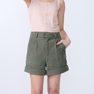 Khaki Bros. - High waist short - กางเกงขาสั้นผู้หญิง - KL24T004