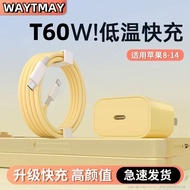 T60W快充适用苹果14充电器充电头手机数据线iPhone13/12/8/11套装T60W fast charge for Apple 14 chargeryanzi