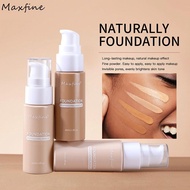 Maxfine 12 Colors Foundation Flawless Soft Matte Liquid Foundation Oil Control 24 Hours C4q1