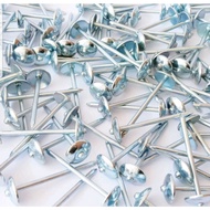 Asbestos zinc umbrella nails 5cm 5 cm 2" 2 inch 7cm 7 cm 3" 3 inch