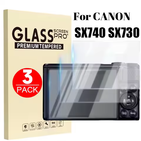 3/1PCS 9H Tempered Glass Film for Canon Powershot SX730/SX740 Camera LCD Screen Protector Film Full 