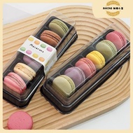 10pcs 6pcs Macaron Packaging Box French Dessert Macaron Dessert Box Rectangular Baking Box Baking Pa