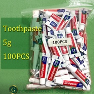 100pcs 3g 5g Hotel Supplies Toothpaste