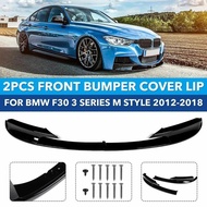 New 2x Car Front Lip Chin Bumper  Aprons For BMW F30 3 Series 2012-2018 M Style Front Bumper Spoiler