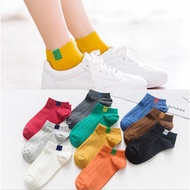 Jay Line Colourful Ankle Socks / Ankle Cotton Socks / Korean Style Socks / Fashionable Stockings