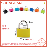 SHENGHAN กุญแจล็อคกระเป๋าเดินทาง1ชุด28 32 42มม. เคสโทรศัพท์แบบพลาสติกสีซิงค์อัลลอยกระเป๋าเดินทางหัวมีดไสล็อคหอพักนักเรียนตู้ล็อก